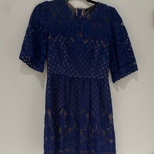 BCBGMaxAzria Royal Blue Lace Dress